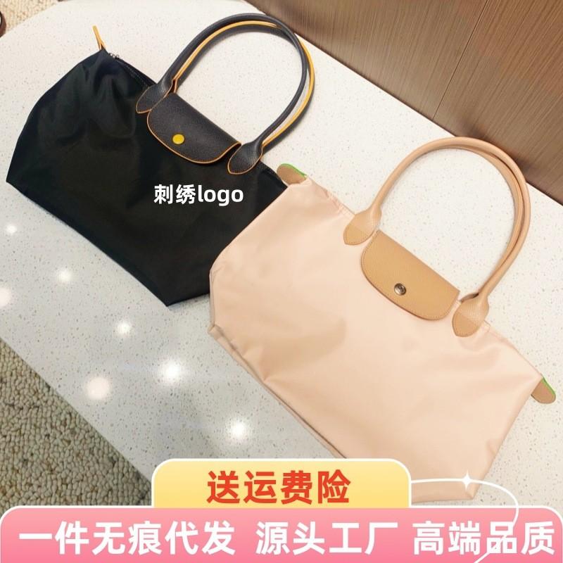 Unique Style Dumpling Large Nylon Shoulder Bag For Women With Ecofriendly Features In Hues Classic