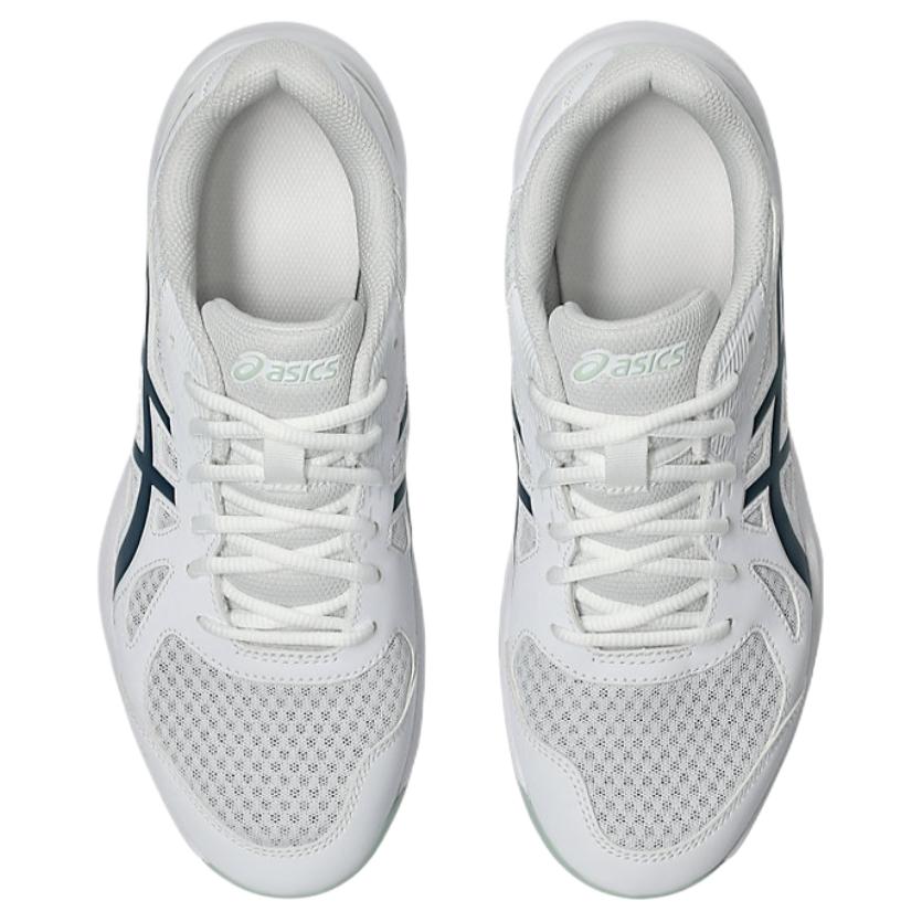 Asics Upcourt 6 White Tranquil Teal Unisex Sneakers 1071A104-104