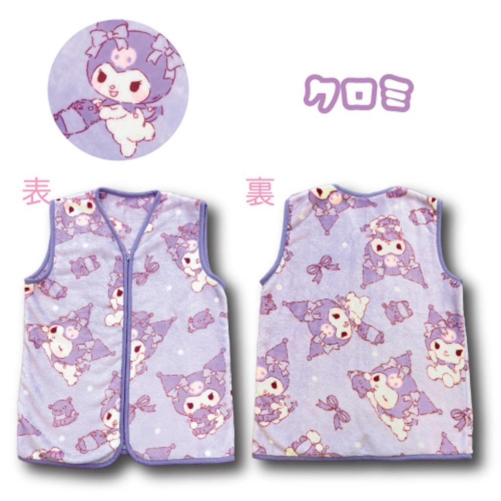 Hatayama Shoji Flannel Sleeper H60 x 66202357 Junior, Kuromi, W47.5cm,