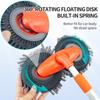 Car Wash Mop Double Head Brush with Adjustable Pole Car Cleaning Detailing Wash Brush Microfiber Duster Washing Detailing Cars
