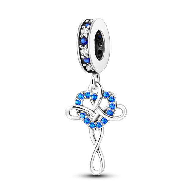 925 Silver Charms Glow-in-the-dark Bulb Firefly Pendant Dangle Charm Fit Fashion Style Bracelet Pendent Women Jewelry