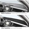 Dash Cover For Toyota RAV4 2018 2017 2016 2015 2014 2013 Accessories Flannel Dashboard Cover Dash Mat Center Console Cover Sunshield Protector Pad