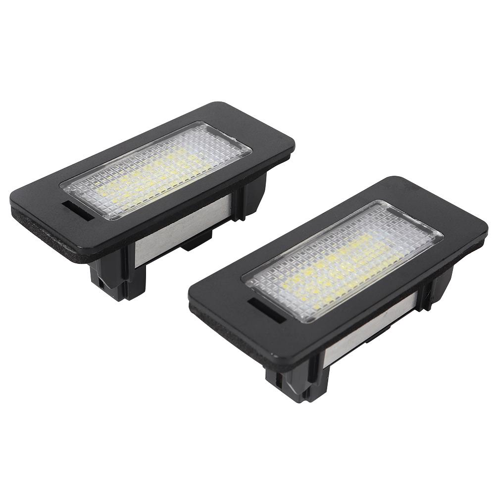 2X For BMW X5 E70 E39 E82 E88 E90 E92 E93 E46 M3 E91 E60 E61 E71 E72 X6 Error Free LED Car License Plate Light Bulbs Accessories