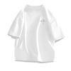 Unisex Trendy Cotton Short Sleeve T-Shirt - Simple Print, Five-Point Sleeve, Summer Style