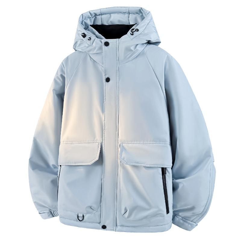 

% пуха новый национальный стандарт пуховик из белого утиного пуха мужской и женский зимний свободный пирог преодолеть утолщенную куртку с капюшоном мужскую 3XL