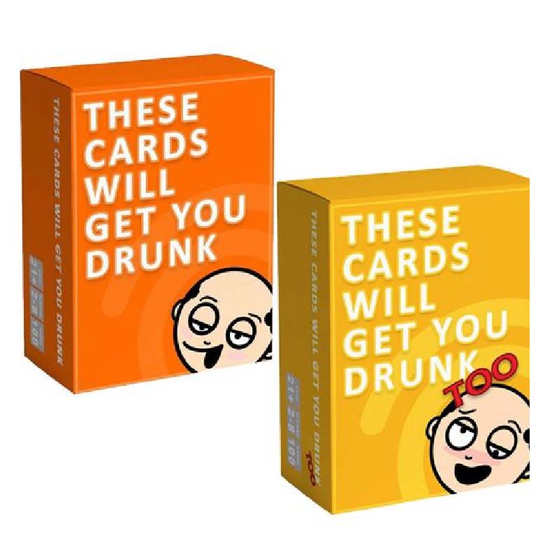 These Will Cards Get You Drunk Fun Family Adult Drinking Table Game For Parties