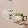 Ceramic Cup With Lid Mug High Value Water Cup Office Cup Souvenir Coffee Cup Women Breakfast Cup Men