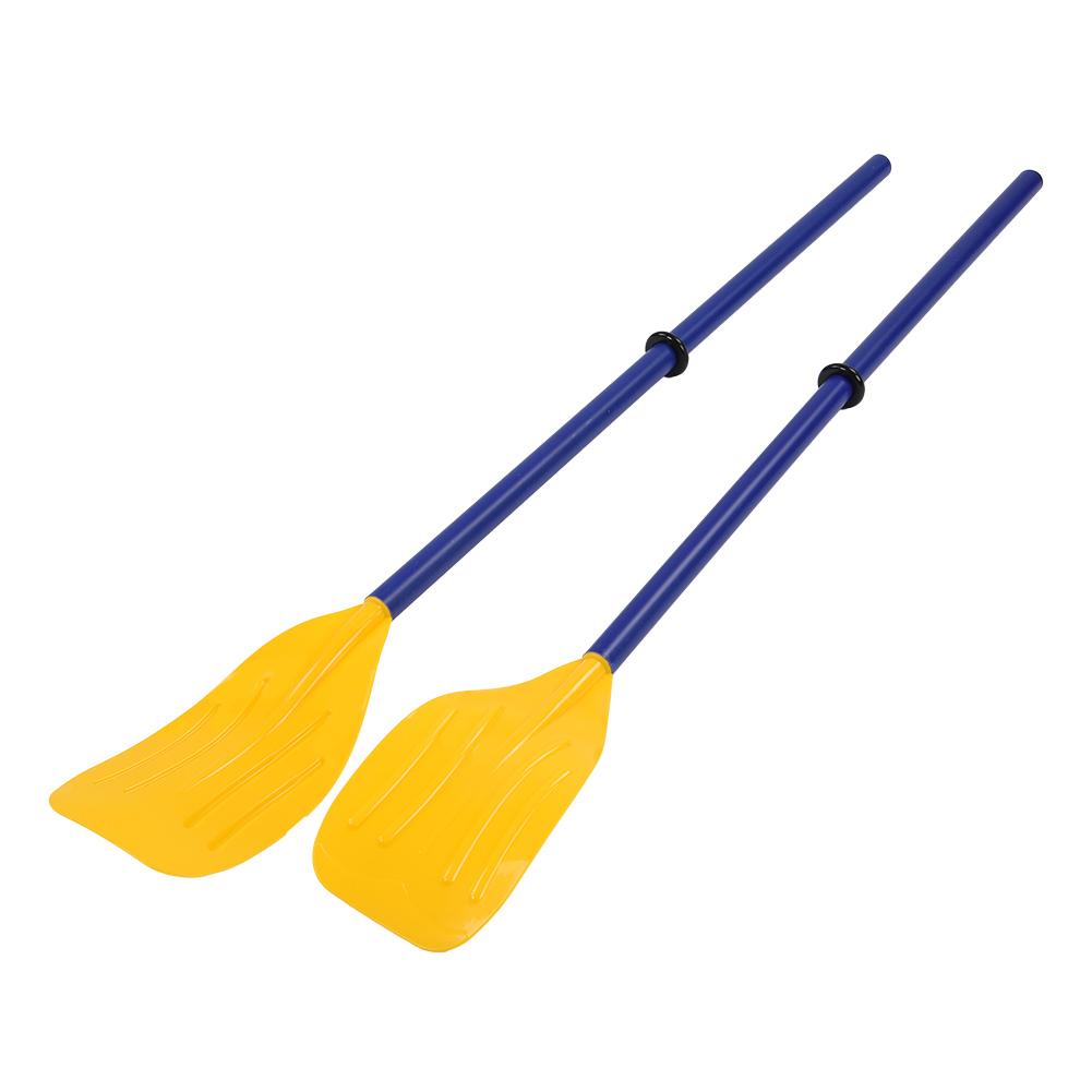 Detachable Kayak Paddle, 2 in 1 PVC Oar with Bidirectional Connector, for Inflatable Boat Canoe Fishing Boat Watersports