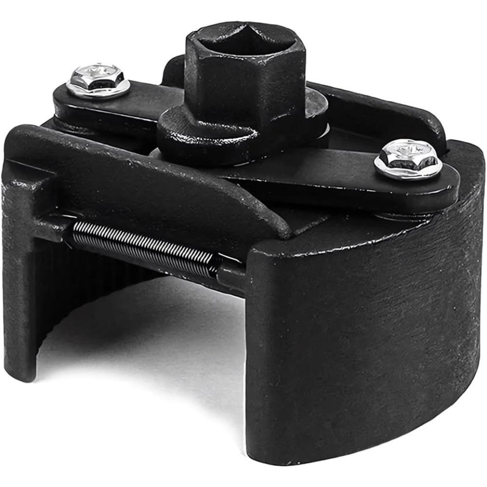 Adjustable Oil Filter Wrench U-shaped Wrench 2-Jaw Cast Steel Oil Filter Wrench 1/2   Drive Adjustable Oil Filter Wrench
