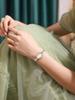 TIME100 Bracelet Watch with Citizen 30M Water Silver and Rose Gold Women's Japanese-Made Movement, Dual-Tone Design, Resistance,