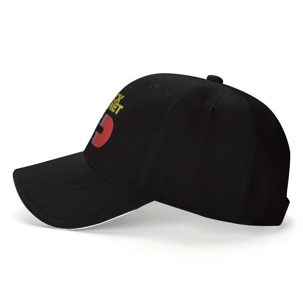 Chick Magnet Graphic Baseball Cap - Black Casual Sandwich Style, Lightweight Polyester, PVC-Coated, Idea