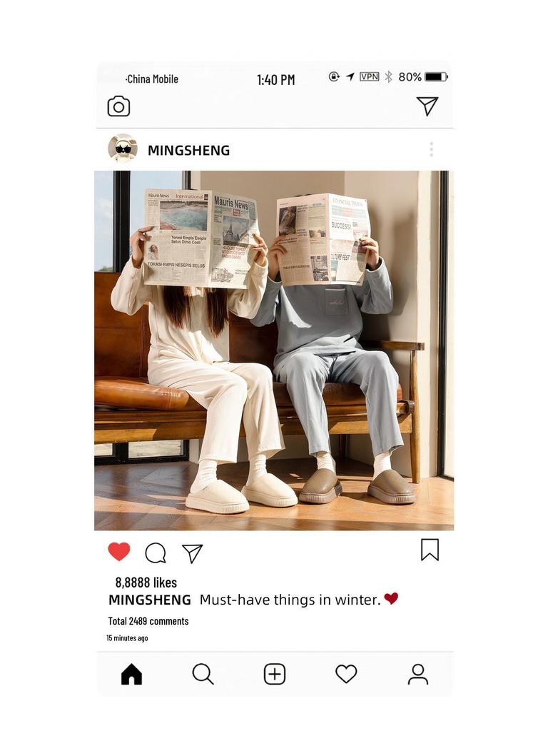 Waterproof Cotton Indoor Slippers: Anti-slip, Unisex, Autumn/Winter 2025