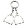 Porte-clés Étriers de Cheval Équestre Animal Mignon Décoration Thème Animal 1 Pièce Léger pour Pendentif de Sac à Dos Usage Quotidien