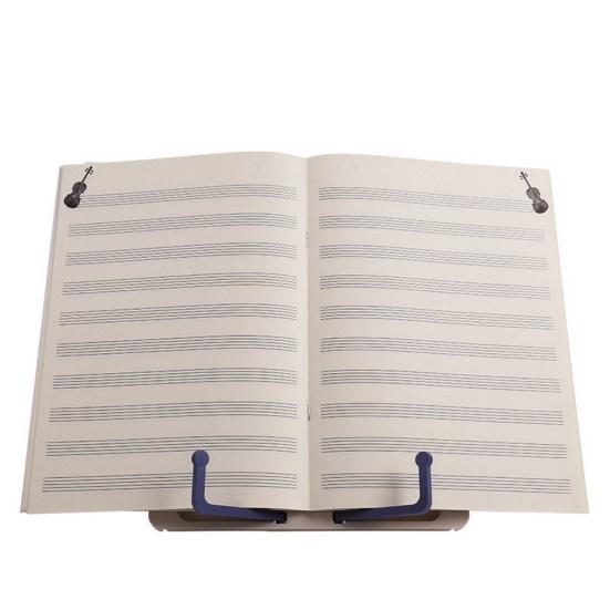 Sheet Music Stand Angle Adjustable Ultra-thin Vivid Color Easy to Carry Foldable Support Book Plastic Folding Book Music Sheet