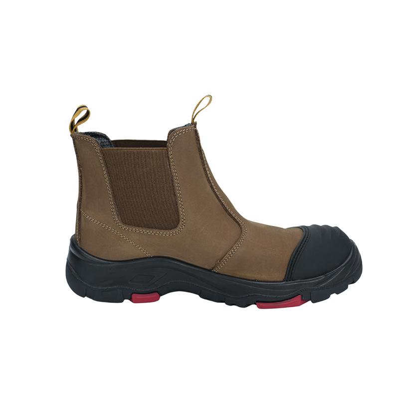 

Water shoes new khaki solid labor insurance shoes men s anti-smash and anti-piercing lightweight wear-resistant round head upper cowhide labor Khaki; 47