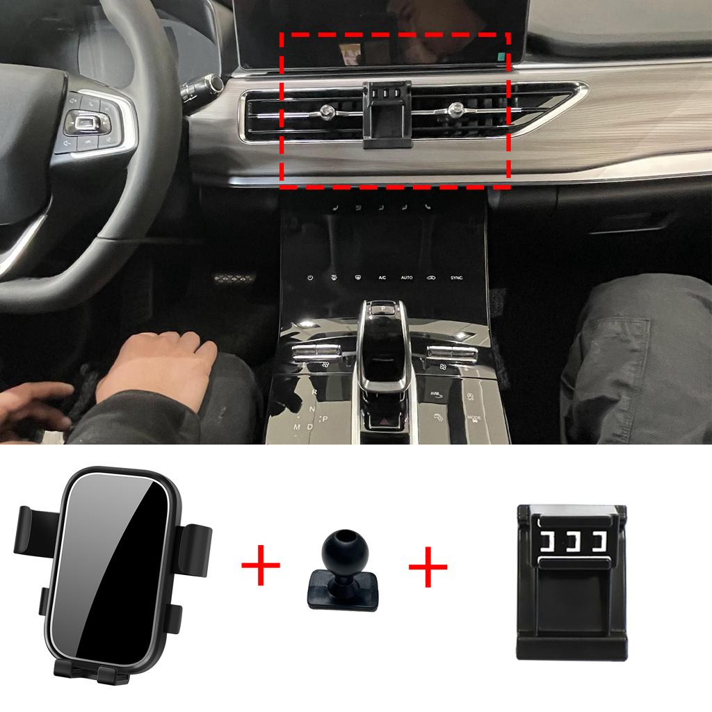 Car Mobile Phone Holder for Chery EBRO S800 Tiggo 8 PRO MAX PHEV 2025 2026 2027 GPS Bracket Navigation Stand Auto Accessories