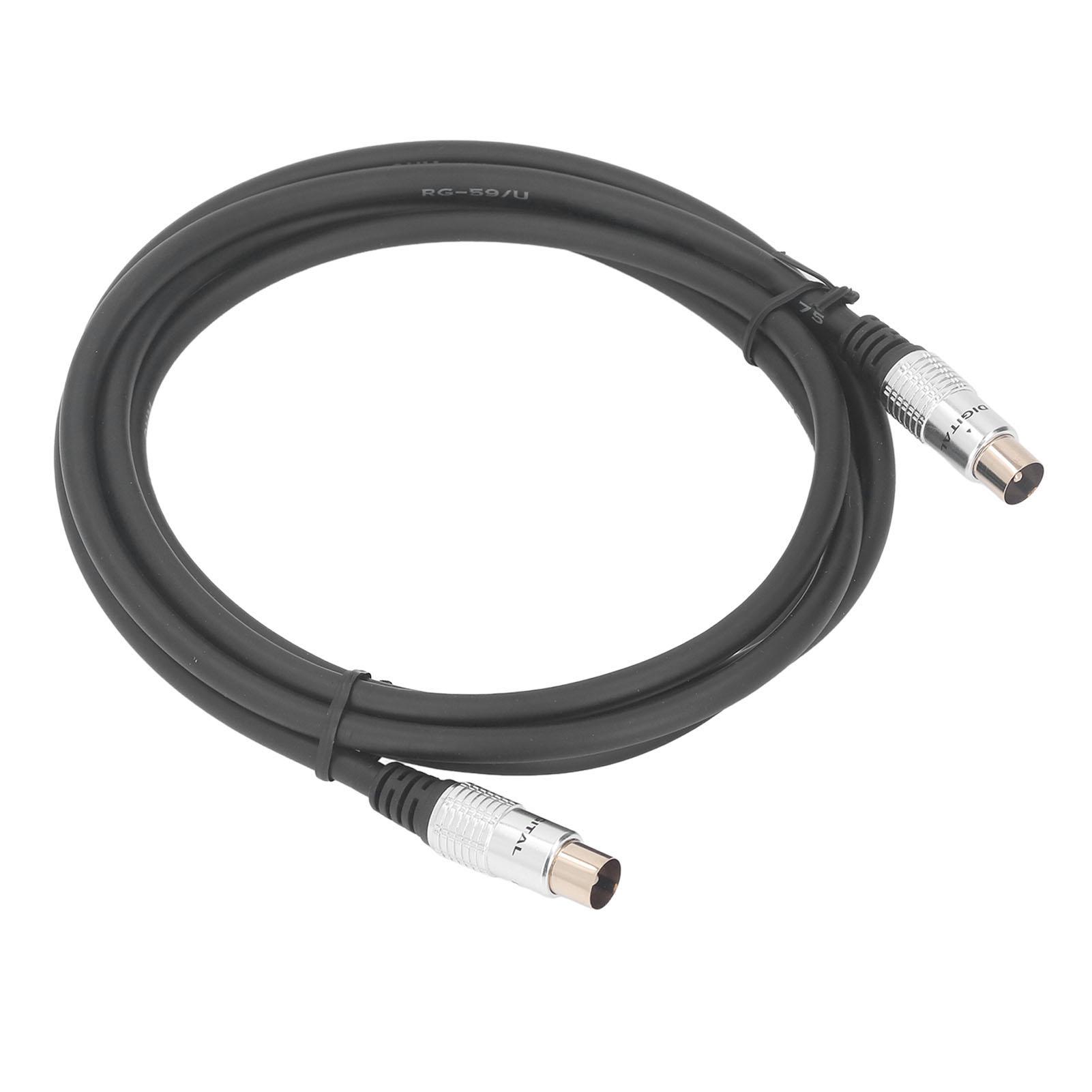 

Коаксиальный телевизионный кабель 9,5 мм «папа-папа» для кабельных модемов, телевизионных приставок, спутниковых телевизионных антенн