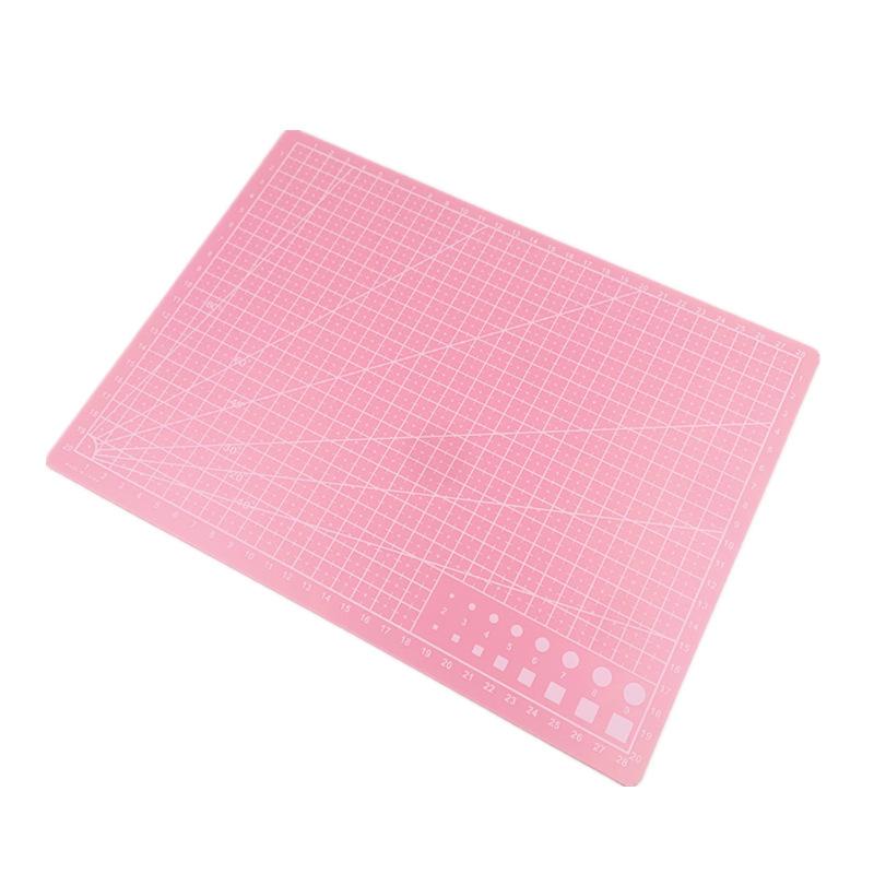 A3/A4/A5 DIY Grid Line Tool Pvc Rectangular Cutting Mat Plastic Patchwork Cut Pad Sewing Supplie