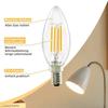 Pack of 10 E14 LED Bulbs - NETTLIFE - C35 Edison - 4W - 2700K Warm White - Non-dimmable