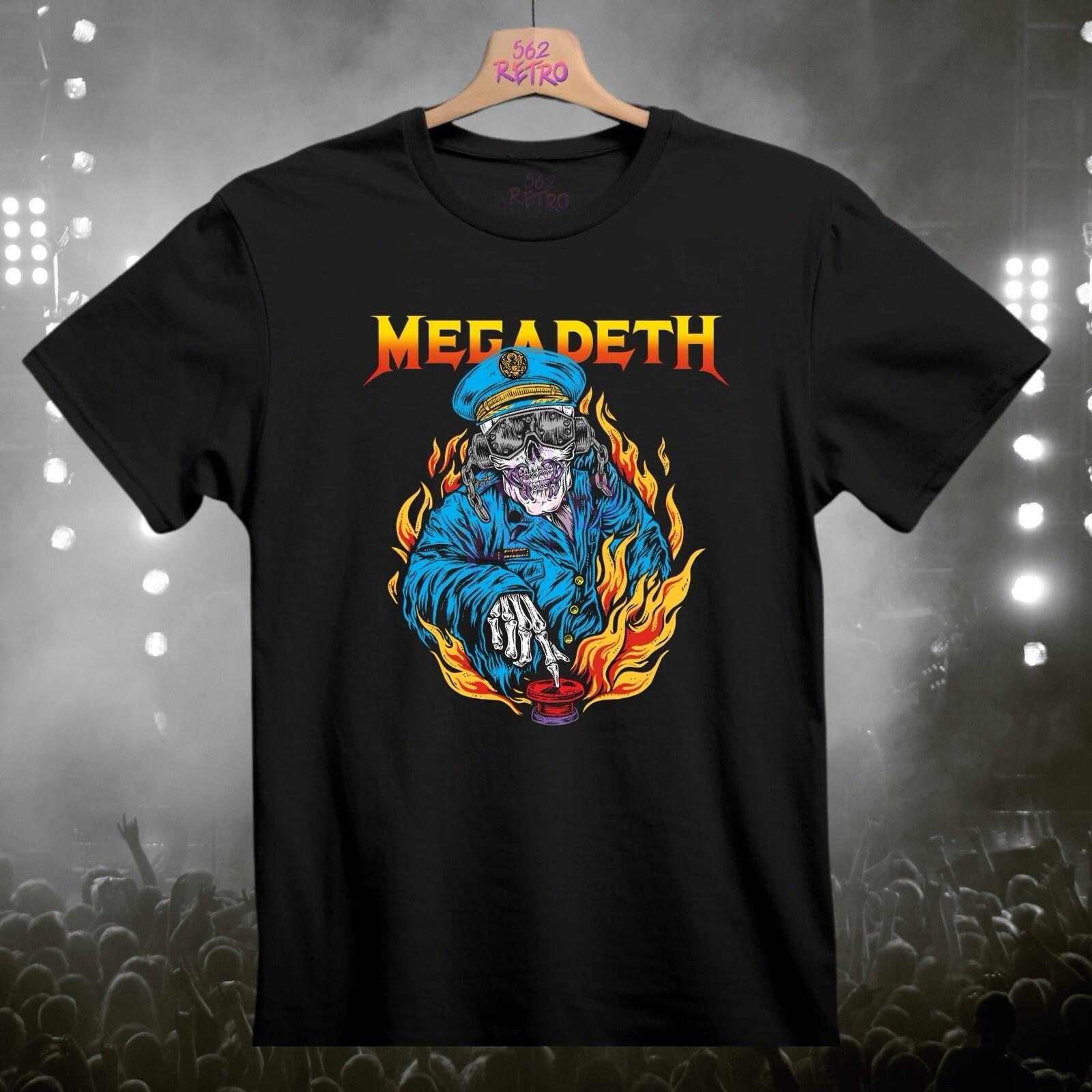 Megadeth Metal Band T-Shirt Black S-3XL M