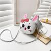 Bunny Bow Polyester Cute Childlike Cartoon Slung Shoulder Bag Is Light Super