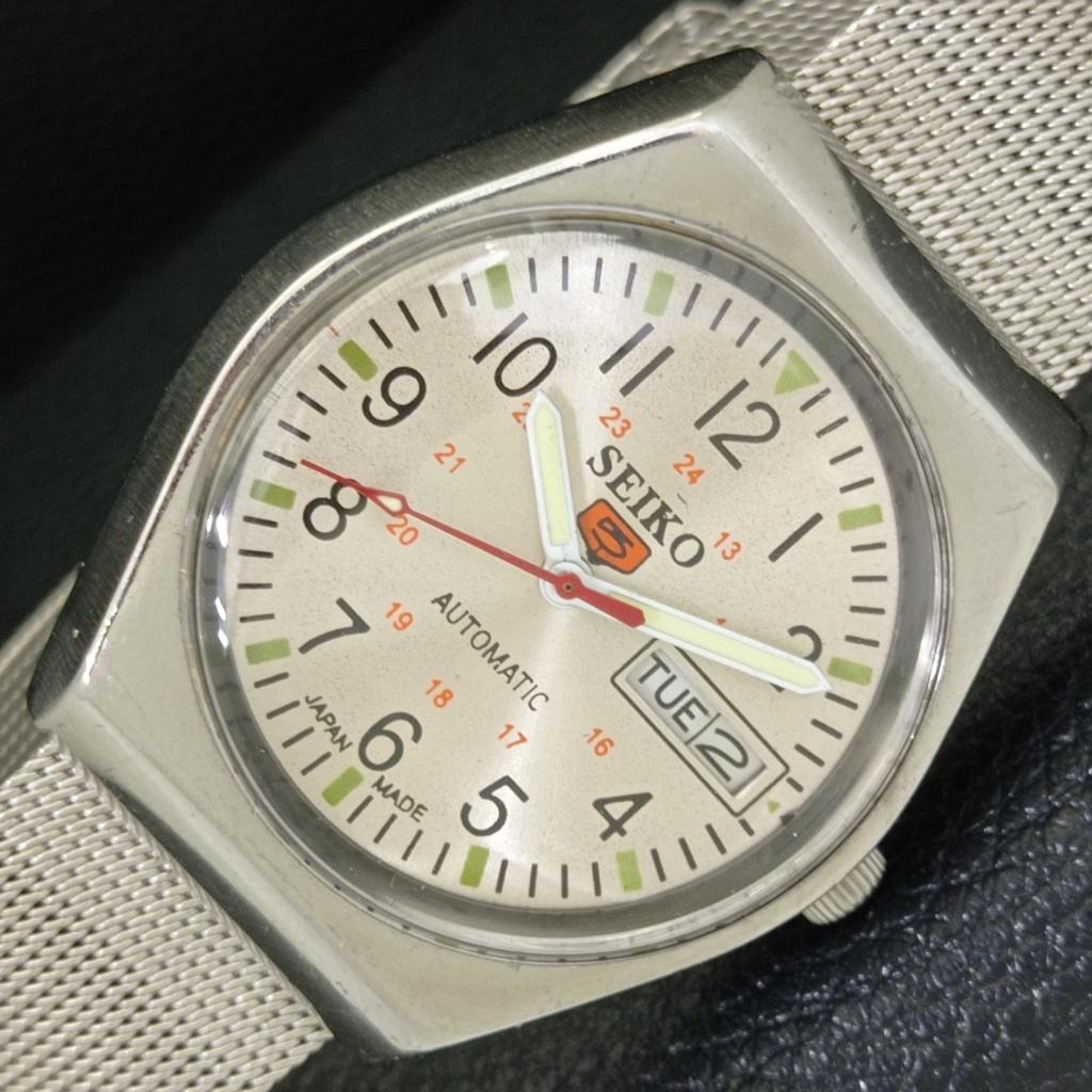 

АВТОМАТИЧЕСКИЕ ВИНТАЖНЫЕ ЧАСЫ SEIKO 5 6309A ЯПОНИЯ МУЖСКИЕ С СЕРЕБРИСТЫМ ЦИФЕРБЛАТОМ a500814-5 R154-a500814