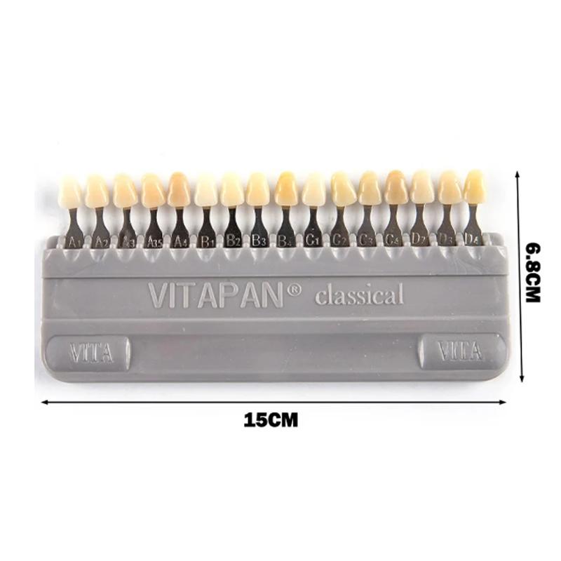 Dental Equipment Teeth Whiting Porcelain Vita Pan Classical 16 Colors Guide Vita Tooth Model Colorimetric Plate Model