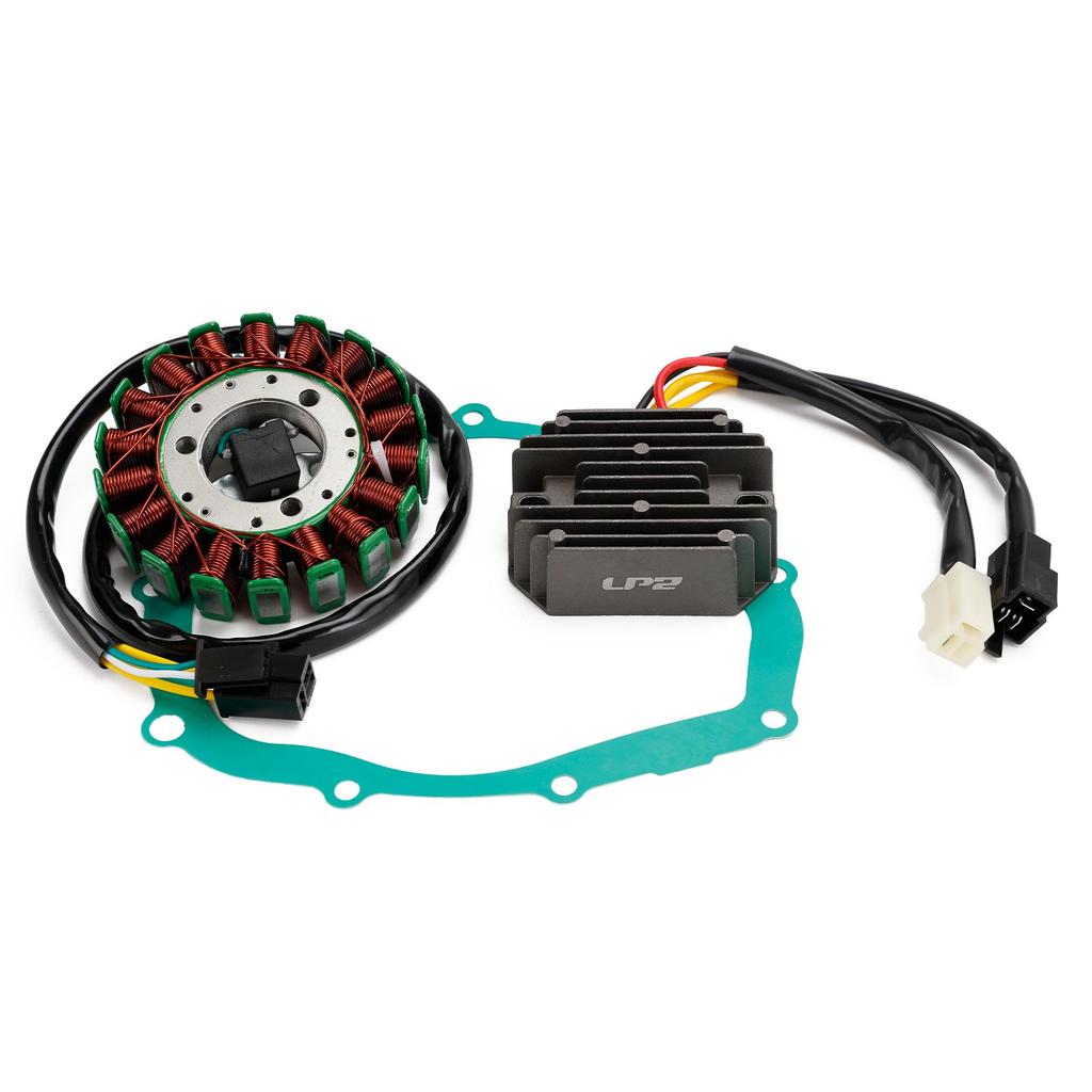 Magneto Stator 2-plug Voltage Rectifier Gasket For Suzuki SV650 SV650S 99-02