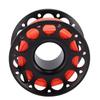 30m   98.43ft Scuba Diving Reel Aviation Aluminum With Double Ended Hooks Multi Purpose Finger Spool Reel Black