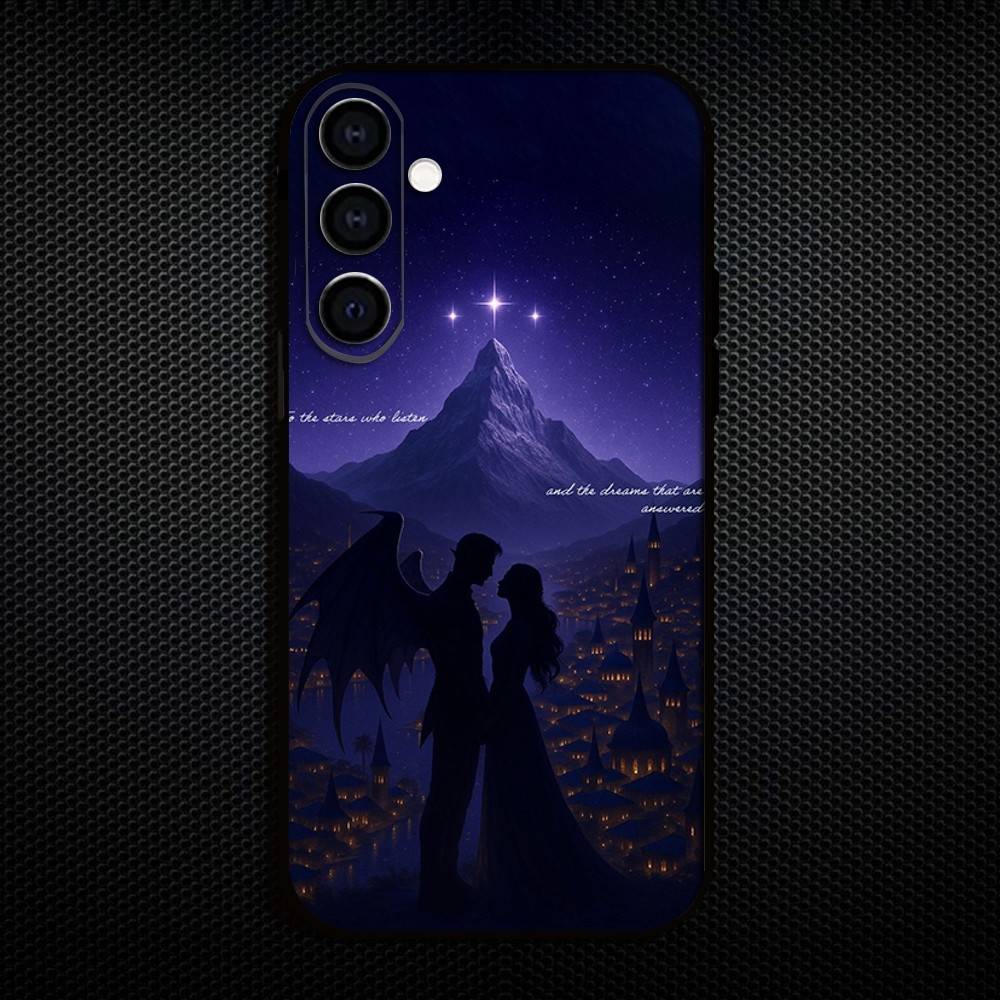 Acotar A Court Of Mist And Fury Phone Case For Samsung Galaxy A73,A72,A71,A70,A53,A52,A51,Others Soft Black Shell
