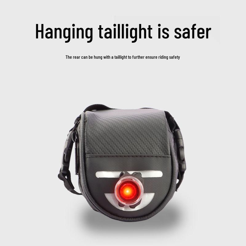 Bike Seatpost Saddle Bag - Rear Seat Cushion Bag for Cycling & Mountain Bikes