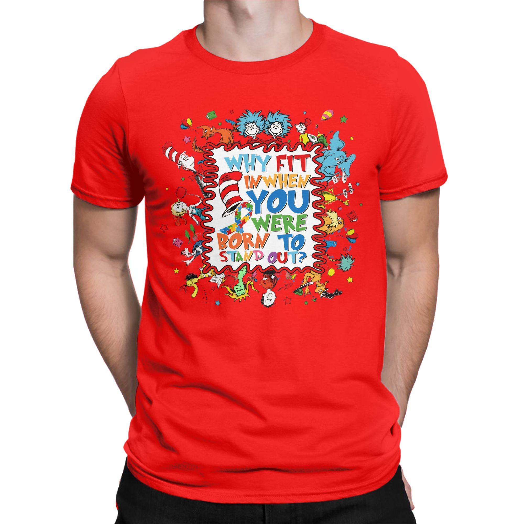 

Printed Dr Seuss Thing 1 Thing 2 Buddies reading day T Shirt For Unisex Pure Cotton Tee Shirt Short Sleeve Tops S