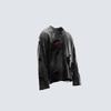 Distressed Oversized Long Sleeve T-Shirt With Raw Edge Holes Dark Alternative Streetwear Base Layer