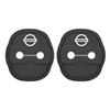 2/4pcs Silicone Car Door Lock Buckle Protector Cover For Nissan Nismo X-Trail Qashqai Juke Teana J32 Serena Leaf Micra