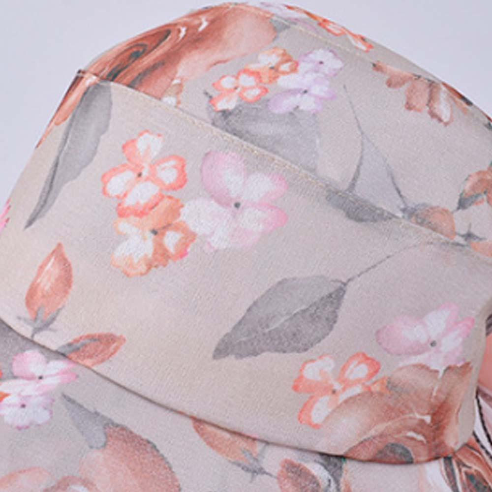 Foldable Mom Fisherman Hat Detachable Bow Sunscreen Basin Hat Thin Bow Sunshade Cap  Vacation
