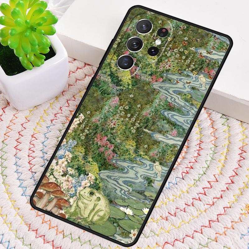 Colourful Flower Painting Art Phone Case for Samsung Galaxy note 10 pro S26 Ultra S23 S24 FE S25 S21 S22 PLUS shockproof Cove