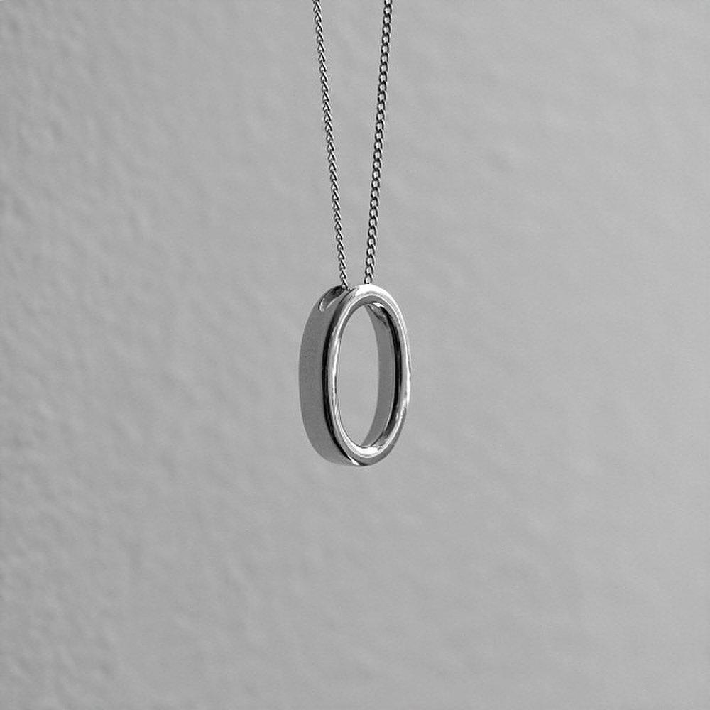 [Silver925] Oval Necklace (6885329)