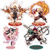 Anime Demon Slayer Peripheral Acrylic Stand Figure Kimetsu No Yaiba Douma Kokushibo Akaza Desktop Decoration Fans Collect Gift