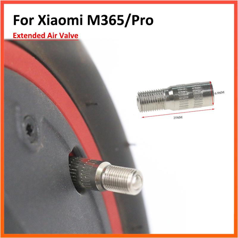 Extension Air Valve for Xiaomi M365 1S Pro MI3 Max G30 Electric Scooter Motor Front Wheel Inflatable Air Nozzle Parts
