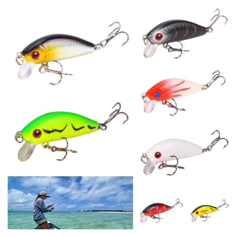 Lure Fishing Simulation False Baits 3d Eyes Hooks Floating Fishing Accessories