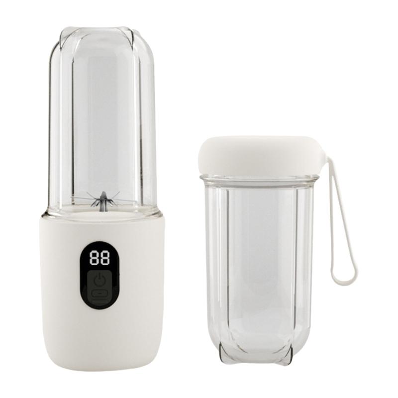 500ml Smoothie Blenders Portable USB Rechargeable Juicer with High Speed Motor Mixing Cup for Protein Shakes and Juices