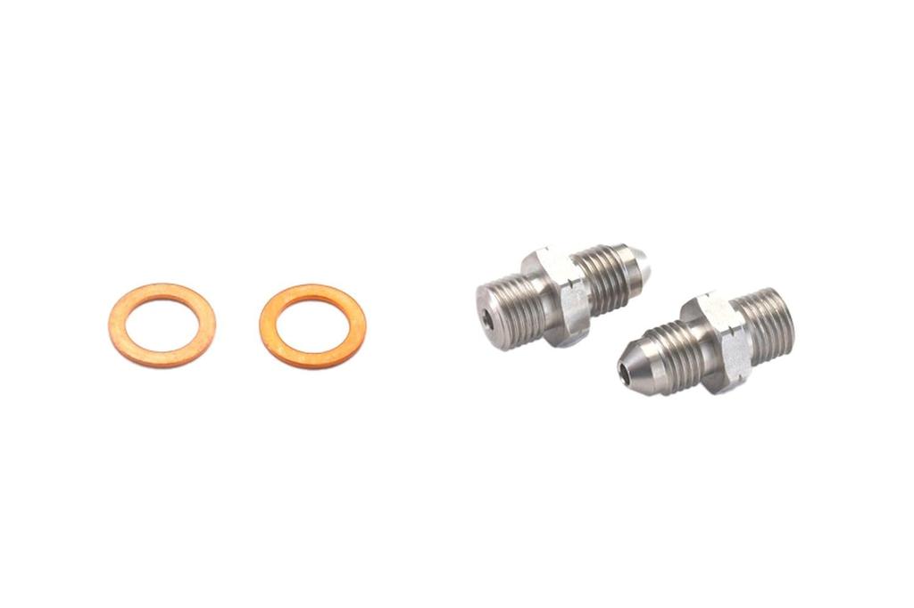 SWAGE LINE SW-CA321-Z33 Caliper Adapter, Stainless Steel, M10 x 1.00 = 8.5, AN3 Male, Pack of 2
