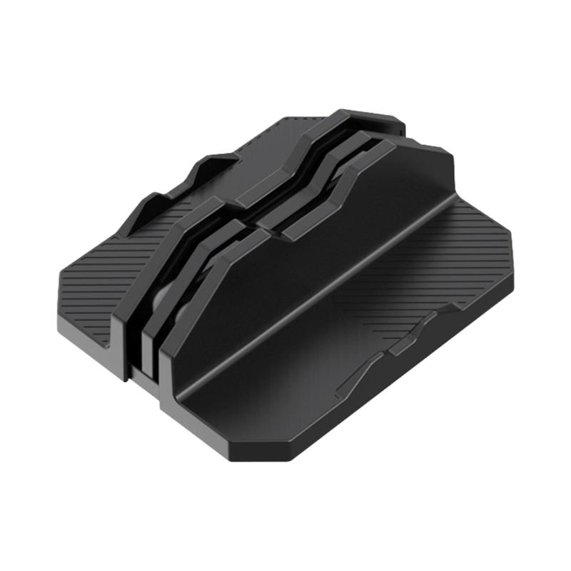 

Space Saving Notebook Shelf Holder ABS Laptop Stand Easy Assembly Desk Orgamnization for 4/6 Devices чёрный