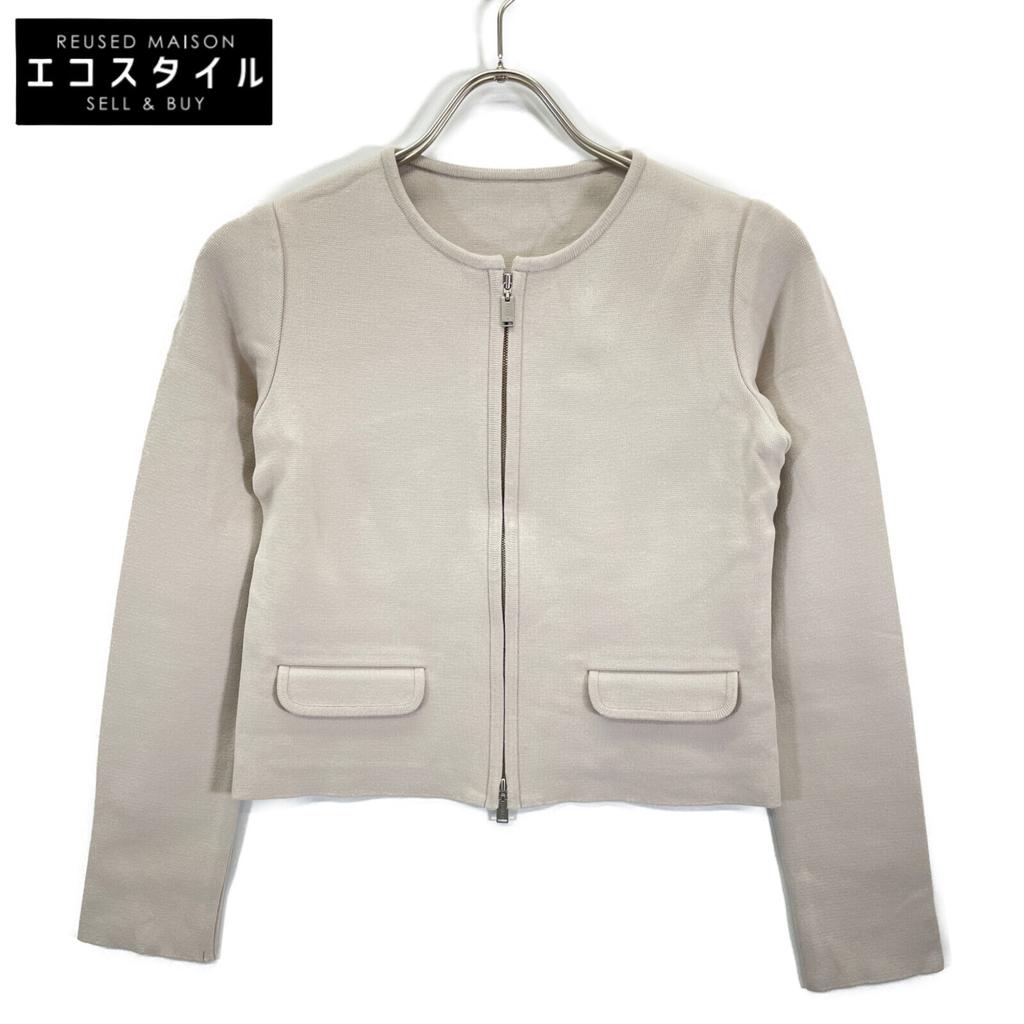 FOXEY 38054 Beige Urban Standard Knit Jacket Jacket 38 beigeUsed