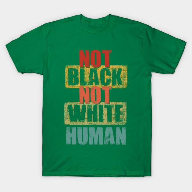 Unisex Fashion TShirt Black White Human Gift Print TShirt Plus Size S-5XL T-Shirt 100%Cotton Tops O Neck Short Sleeve Tees