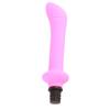 Silicone Fascia Massager Head Waterproof Glossy Surface Soft Muscle Massager Replacement Head Pink