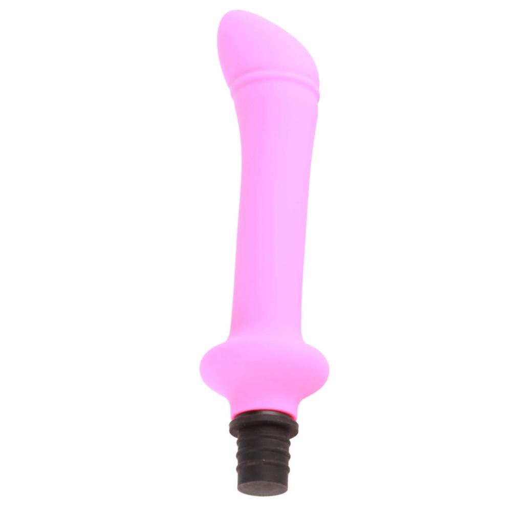 Silicone Fascia Massager Head Waterproof Glossy Surface Soft Muscle Massager Replacement Head Pink