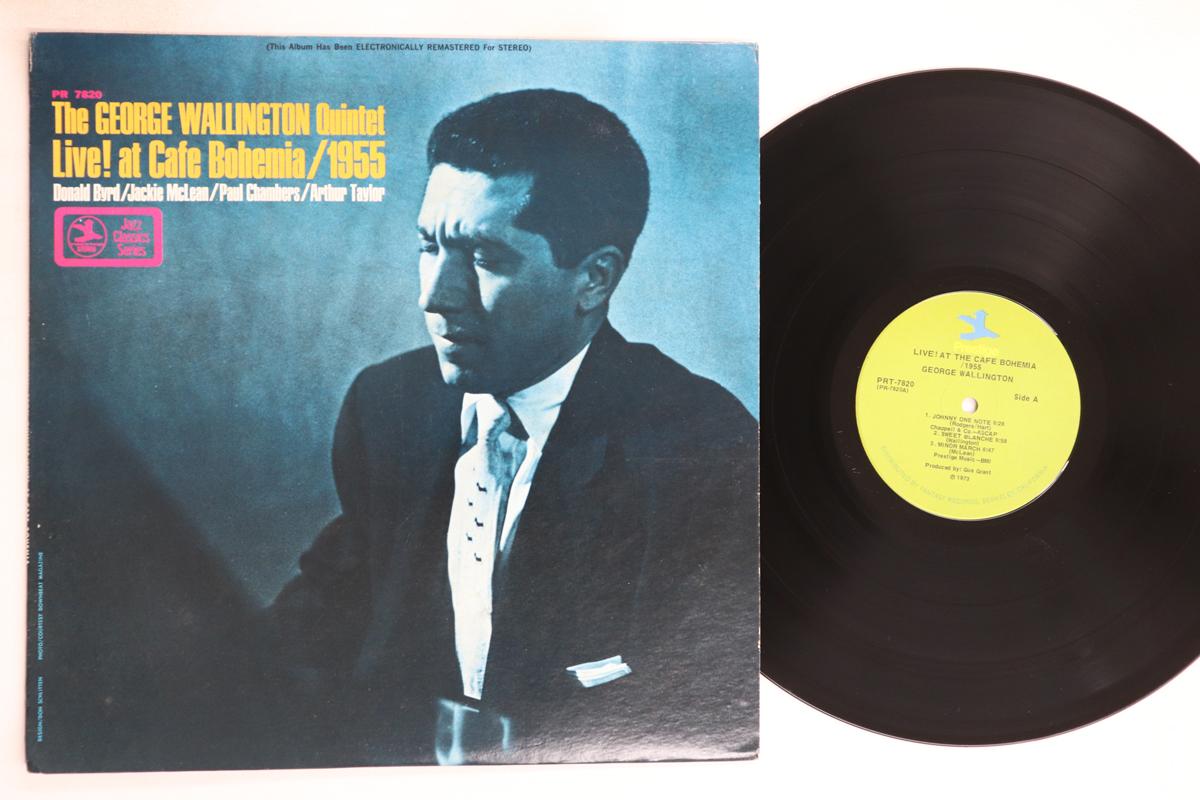

LP Record GEORGE WALLINGTON - Live! At Cafe Bohemia/1955 PRST7820 PRESTIGE 1973 US Jazz Used