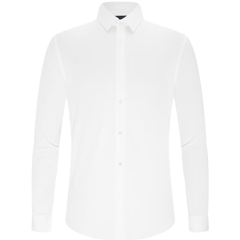 EMZ Erdos Men s Business Casual Cotton Long-Sleeve Shirt 40