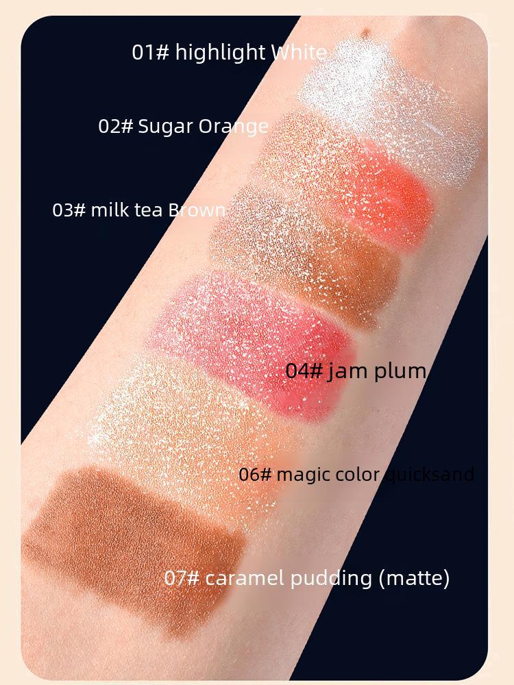 MKING Lazy Eye Makeup: Highlight & Lying Silkworm Double-Ended Eye Shadow Pen - Smudge-Free Eye Makeup Repair Cream